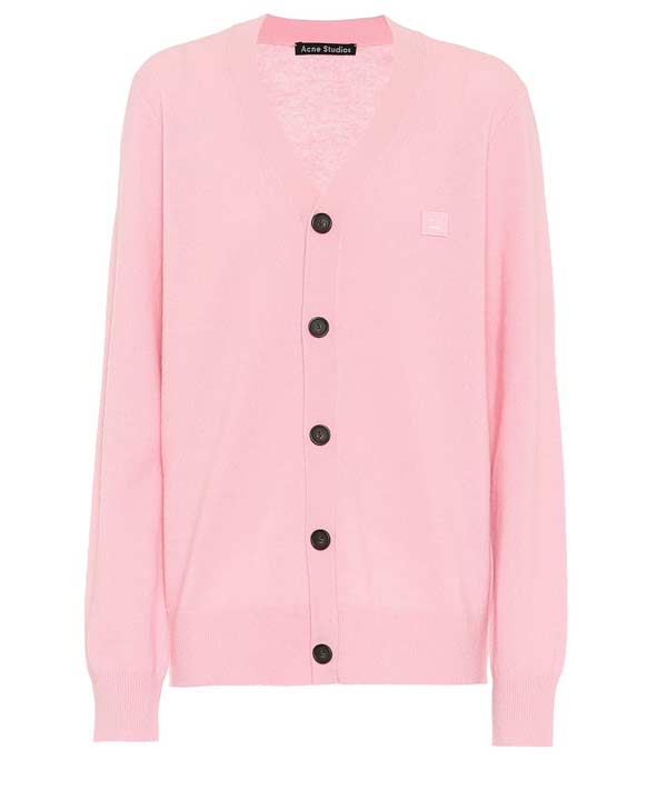 Face Wool Cardigan – Acne studios